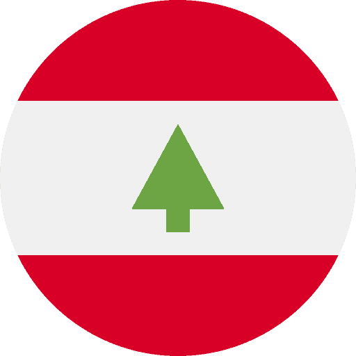 Nationalflagge vom Libanon