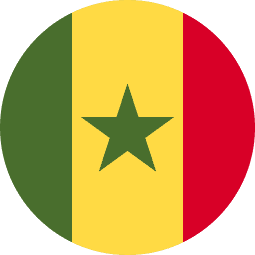 Nationalflagge vom Senegal